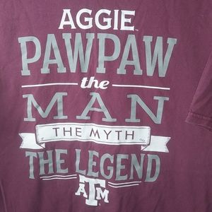 Aggie Am 2xl Mens Grandpa Shirt 